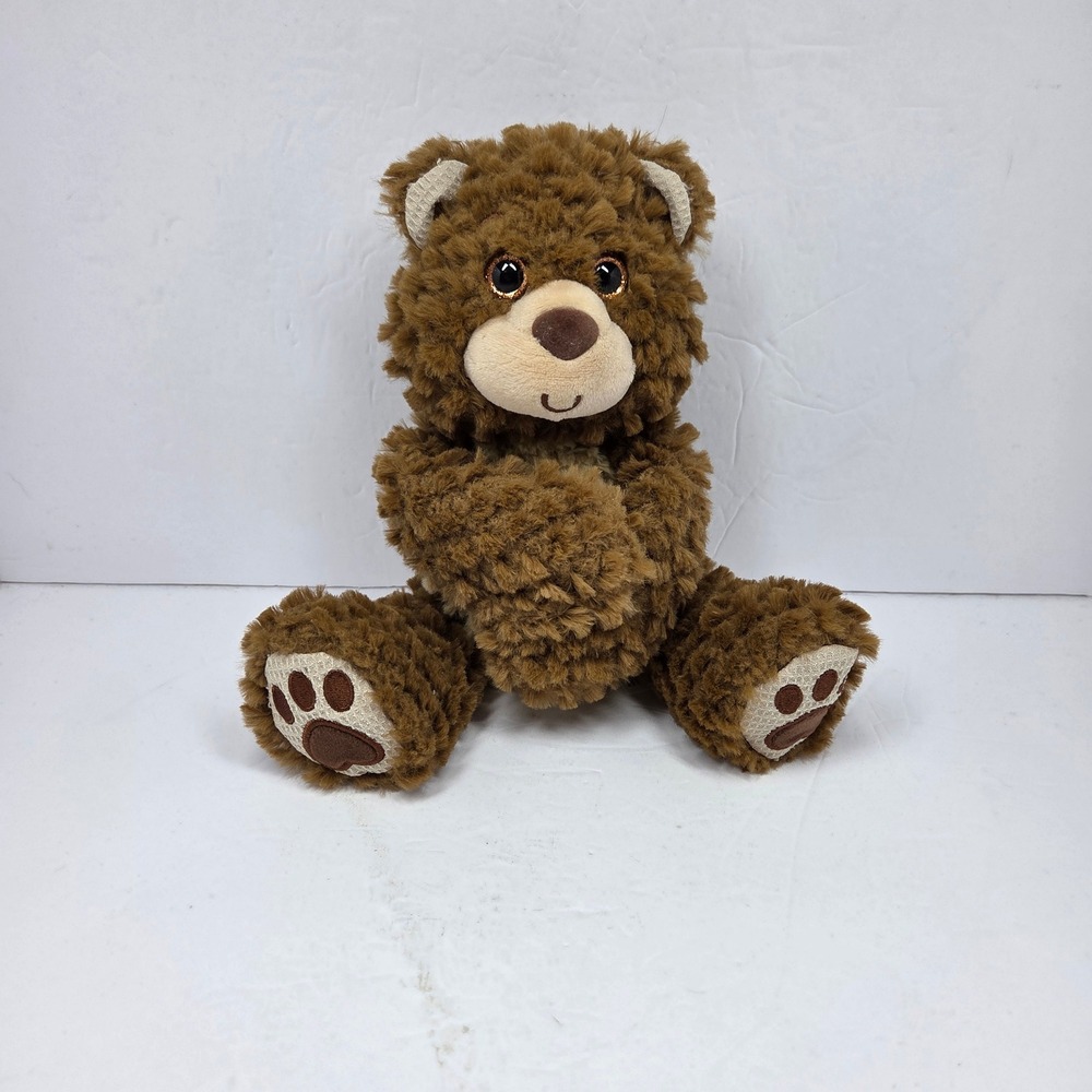 First & Main Willoughby Brown Teddy Bear Plush No 1944 Textured Fur 10 inch